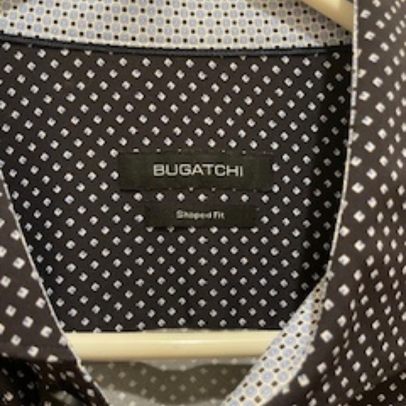 Mens Bugatchi Long Sleeve Button Down - Size XL (Shaped Fit) - Picture 3 of 6